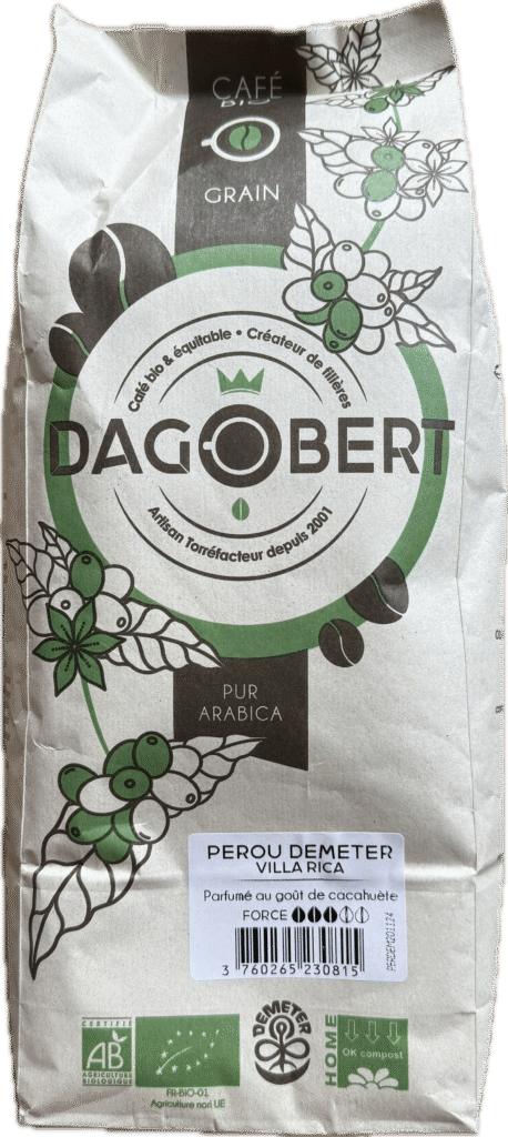 cafe en grains dagobert bio arabica café de spécialité demeter bio